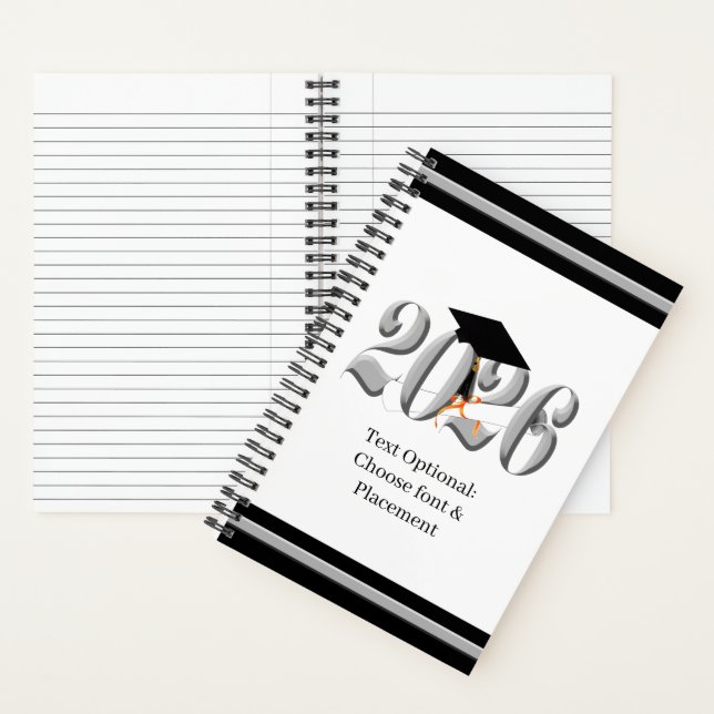 Abschlussklasse 2026 Abschlussfeier Notizbuch (Innen)