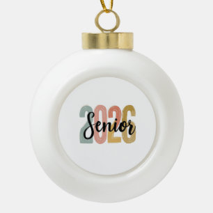 Abschlussklasse 2026 Abschlussgeschenk 2026 Keramik Kugel-Ornament