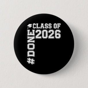 Abschlussklasse 2026 Absolvent 26 Abschluss Button