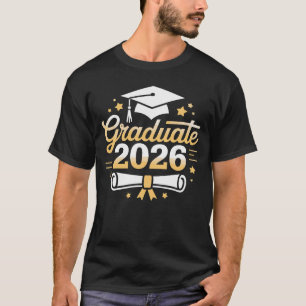 Abschlussklasse 2026 Absolvent Abitur 26 Stolze Fa T-Shirt