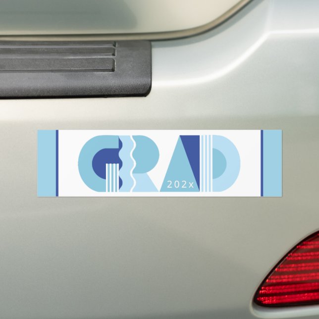 Abschlussklasse 2026 blaues Geschenk Autoaufkleber (Auf Auto)