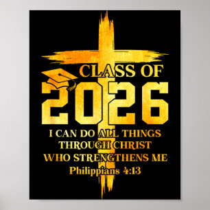 Abschlussklasse 2026 Christliche Abschlussfeier Se Poster