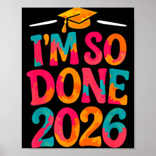 Abschlussklasse 2026 College Abitur Poster