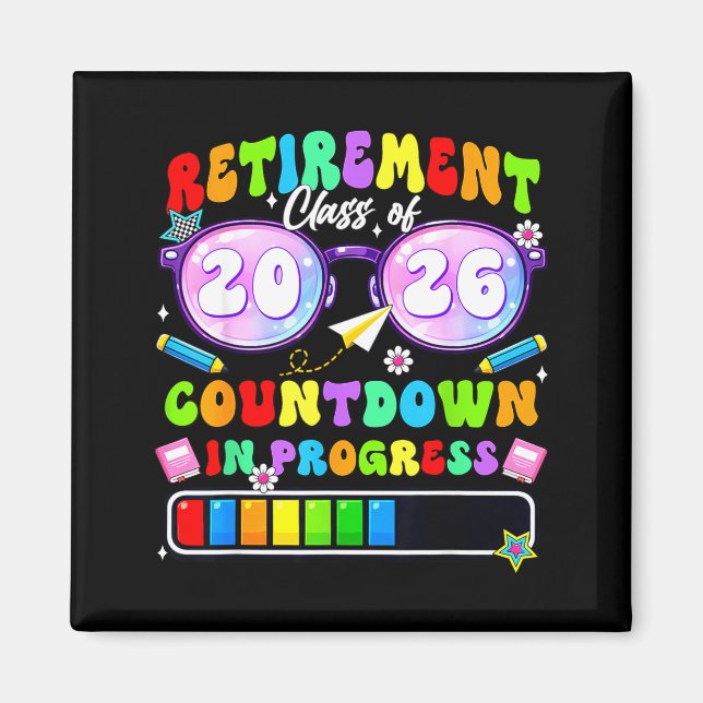 Abschlussklasse 2026 Countdown im Gange Magnet (Vorne)