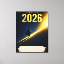 Abschlussklasse 2026 Examensgeschenk mit individue Leinwanddruck