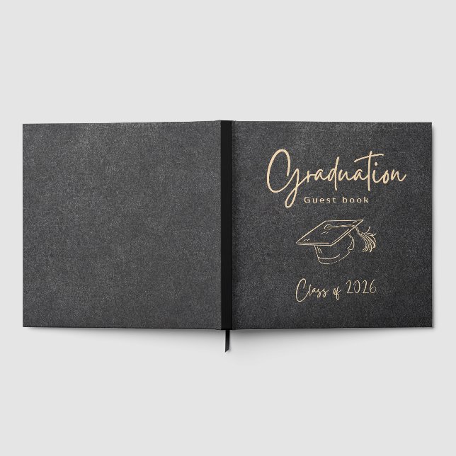 Abschlussklasse 2026 für Graduiertenfeier Gästebuch (Voll)