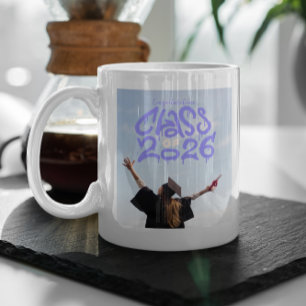 Abschlussklasse 2026 Graffiti Foto-Abschlussfeie Kaffeetasse