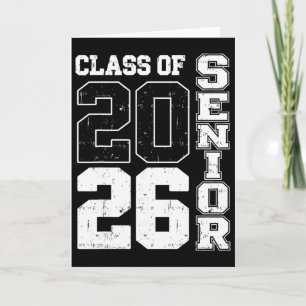 Abschlussklasse 2026 Senior 2026 Abitur Letzter Sc Karte