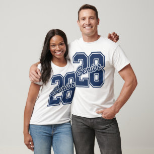 Abschlussklasse 2026 Senior Stolz Typografie T-Shirt