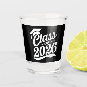 Abschlussklasse 2026 Stolzer Absolvent Abschlussfe Schnapsglas