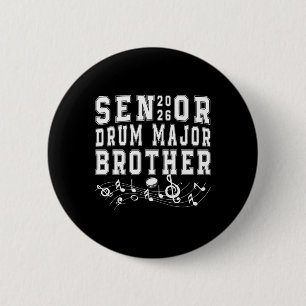 Abschlussklasse 2026 Tambourmajor Bruder Abschluss Button
