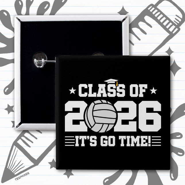 Abschlussklasse 2026 Volleyball-Abschluss Es ist s Button (Von Creator hochgeladen)