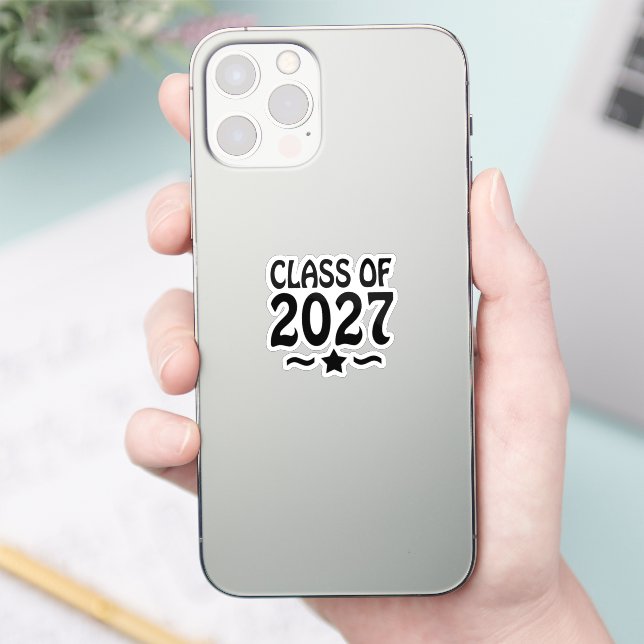 Abschlussklasse 2027 Abitur Aufkleber (Telefon)