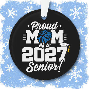 Abschlussklasse 2027 Abitur Cheer Stolz Mama Ornament