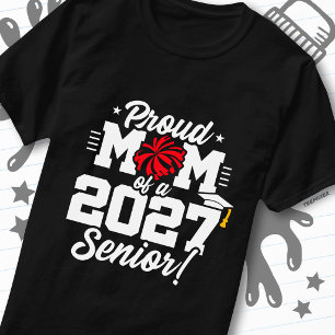 Abschlussklasse 2027 Abiturienten Cheers Stolz Mam T-Shirt
