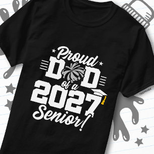 Abschlussklasse 2027 Abiturienten Cheers Stolz Pap T-Shirt