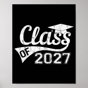 Abschlussklasse 2027 Abschluss 2027 Senior erster Poster