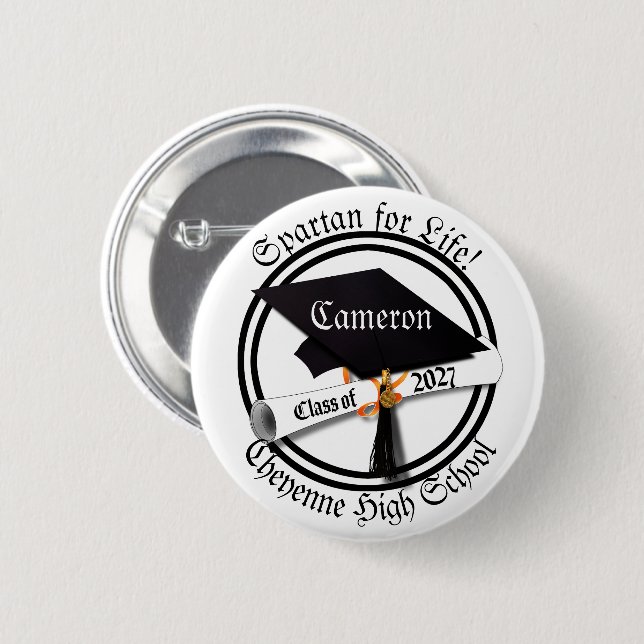 Abschlussklasse 2027 Abschluss Button (Vorne & Hinten)