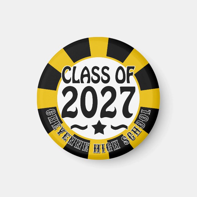 Abschlussklasse 2027 Examen Magnet (Vorne)