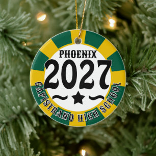 Abschlussklasse 2027 Foto-Abschlussfeier Keramik Ornament