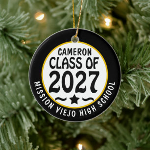 Abschlussklasse 2027 Foto-Abschlussfeier Keramik Ornament