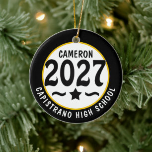 Abschlussklasse 2027 Foto-Abschlussfeier Keramik Ornament