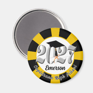Abschlussklasse 2027 Silber Abitur Magnet