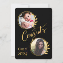 Abschlussklasse 20__ Gold Glitter 4 Bilder