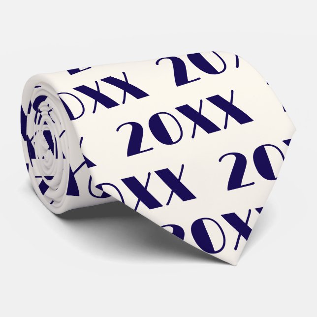 Abschlussklasse 20XX Krawatte (Gerollt)