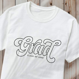 Abschlussklasse 20XX Retro Vintage Einfach T-Shirt