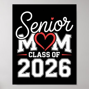 Abschlussklasse 26 Senior Mom Poster