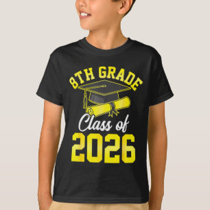 Abschlussklasse der 8. Klasse 2026 Abschluss T-Shirt