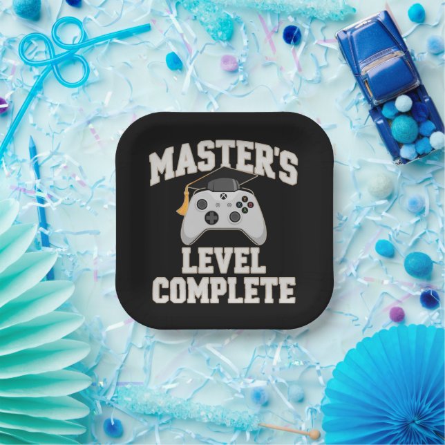 Abschlussklasse der Master-Gamer 2026  Pappteller (Party)
