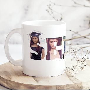 Abschlussklasse Foto hinzufügen Kaffeetasse