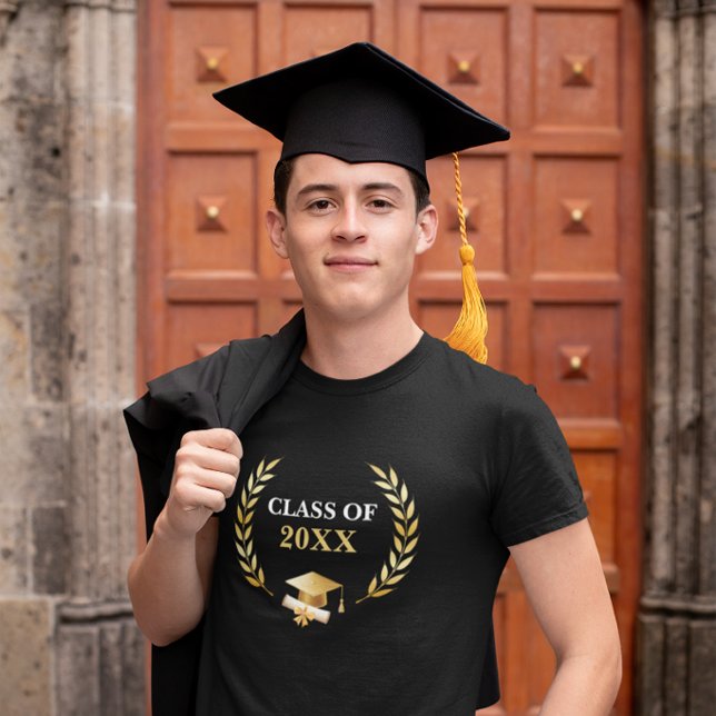 Abschlussklasse Goldener Lorbeerkranz Mütze & Urku T-Shirt (Von Creator hochgeladen)