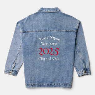 Abschlussklasse Wiedervereinigung Ruhestand 2030 2 Jeansjacke