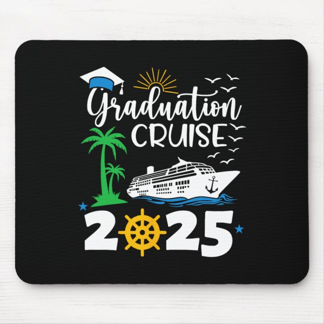 Abschlusskreuzfahrt 2025 Absolvent Hawaii Strand S Mousepad (Vorne)