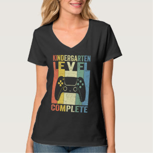 Abschlusslevel für den Kindergarten Videospiel T-Shirt