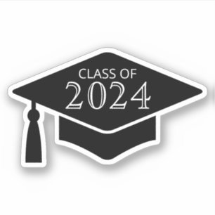 Abschlussmörserbretthut/-kappe mit aufkleber