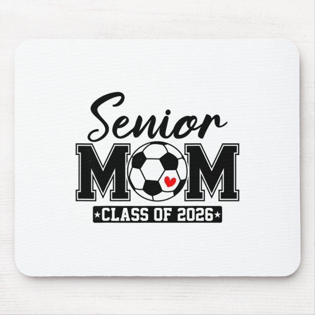 Abschlussmutter Cl Von 2026 Fußballmutter Abschlus Mousepad (Vorne)