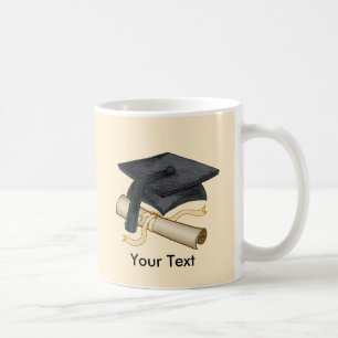 Abschlussmütze Diplom individuell gestaltete Tasse