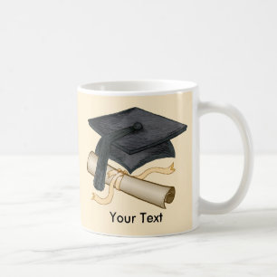 Abschlussmütze Diplom Tasse