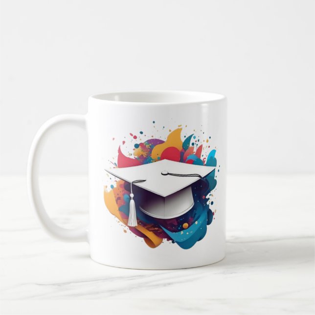Abschlussmütze Tasse (Links)