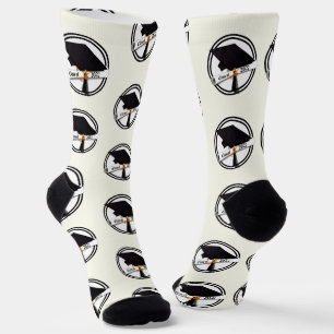 Abschlussmütze und -urkunde der Abschlussklasse 20 Socken