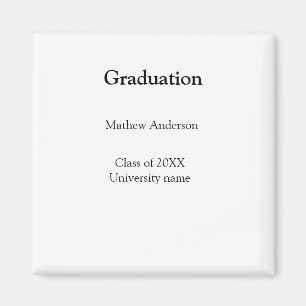 Abschlussname Klasse 20XX Universitätsname simp Magnet