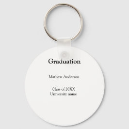 Abschlussname Klasse 20XX Universitätsname simp Schlüsselanhänger