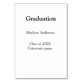 Abschlussname Klasse 20XX Universitätsname simp Tischnummer