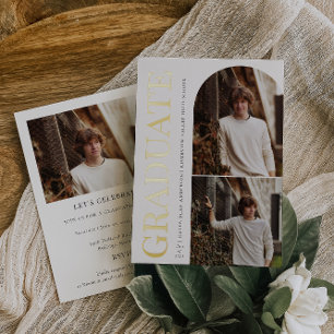 ABSCHLUSSÜBERSCHRIFT Abschlussfoto Folieneinladung