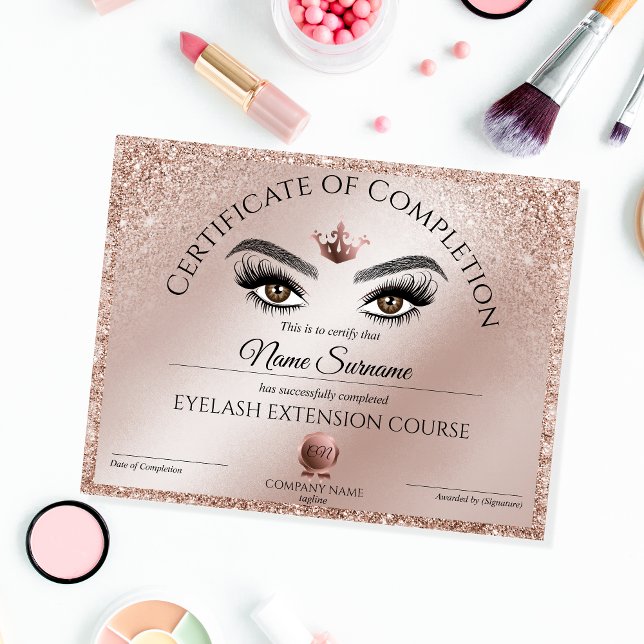 Abschlusszertifikat Lashes Kurs (Von Creator hochgeladen)