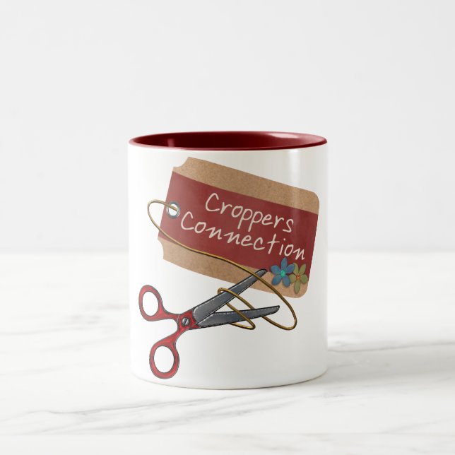 Abschneider-Verbindung Zweifarbige Tasse (Mittel)